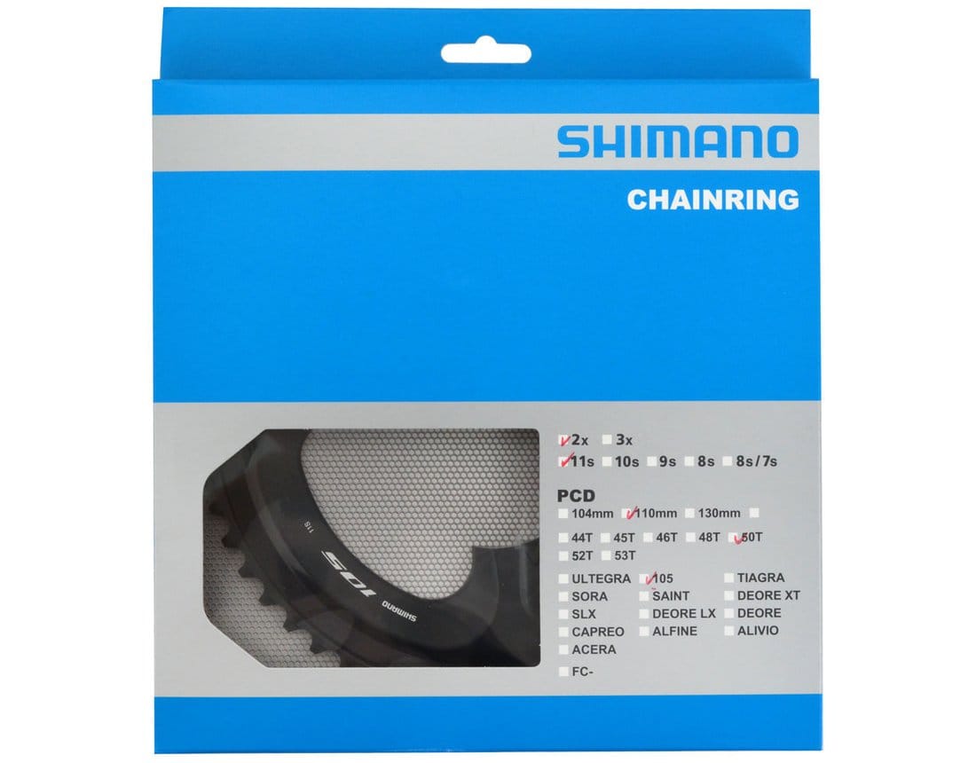 59t Chain Ring Shimano 105 FC-R7000 Chainring (MS) for 50/34T – allterraincycles