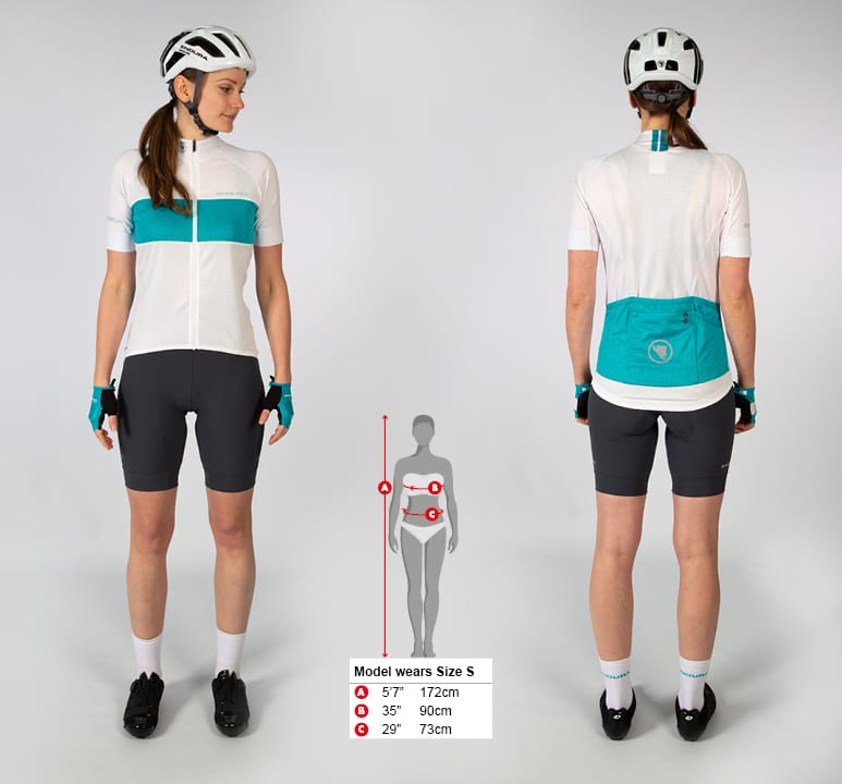 ENDURA WOMEN'S FS260-PRO S/S JERSEY WHITE
