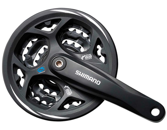 SHIMANO ALTUS FC-M311 3x7/8-SPEED CRANKSET - 48/38/28 WITH CHAINGUARD