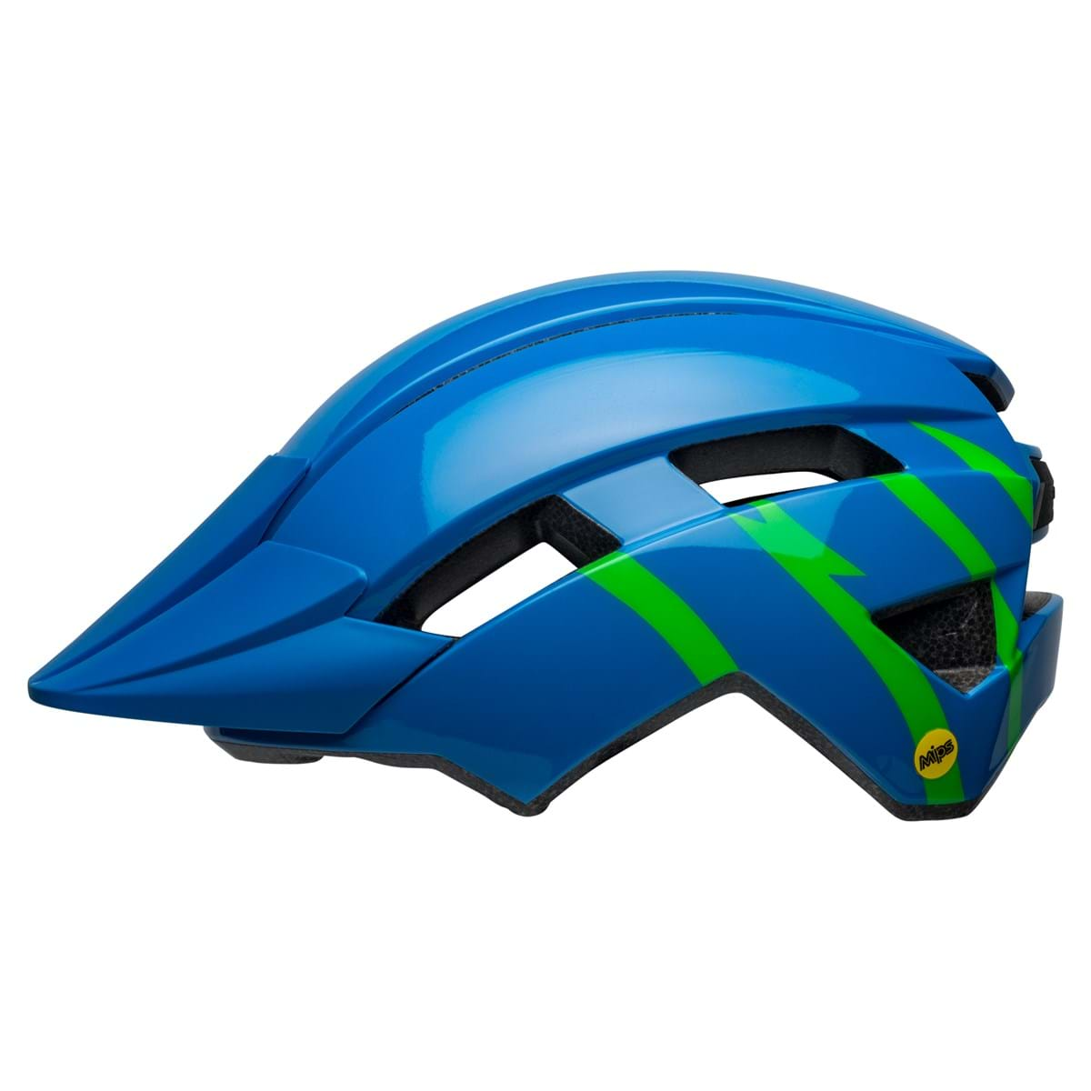 BELL SIDETRACK II CHILD HELMET - STRIKE GLOSS BLUE/GREEN