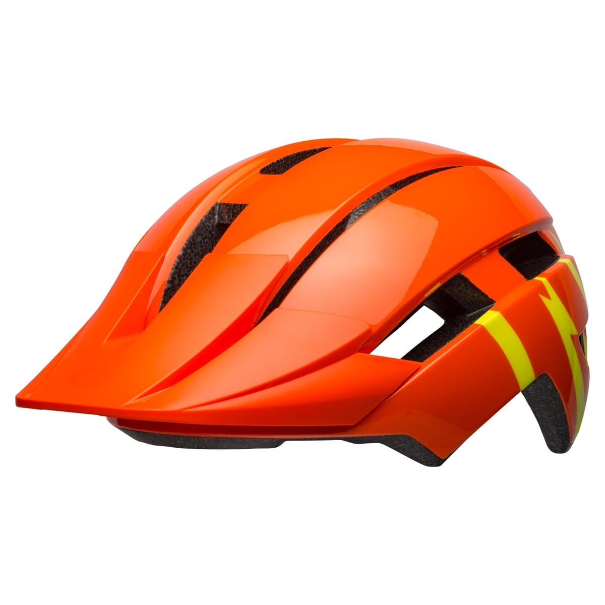 BELL SIDETRACK II YOUTH HELMET - STRIKE GLOSS ORANGE/YELLOW