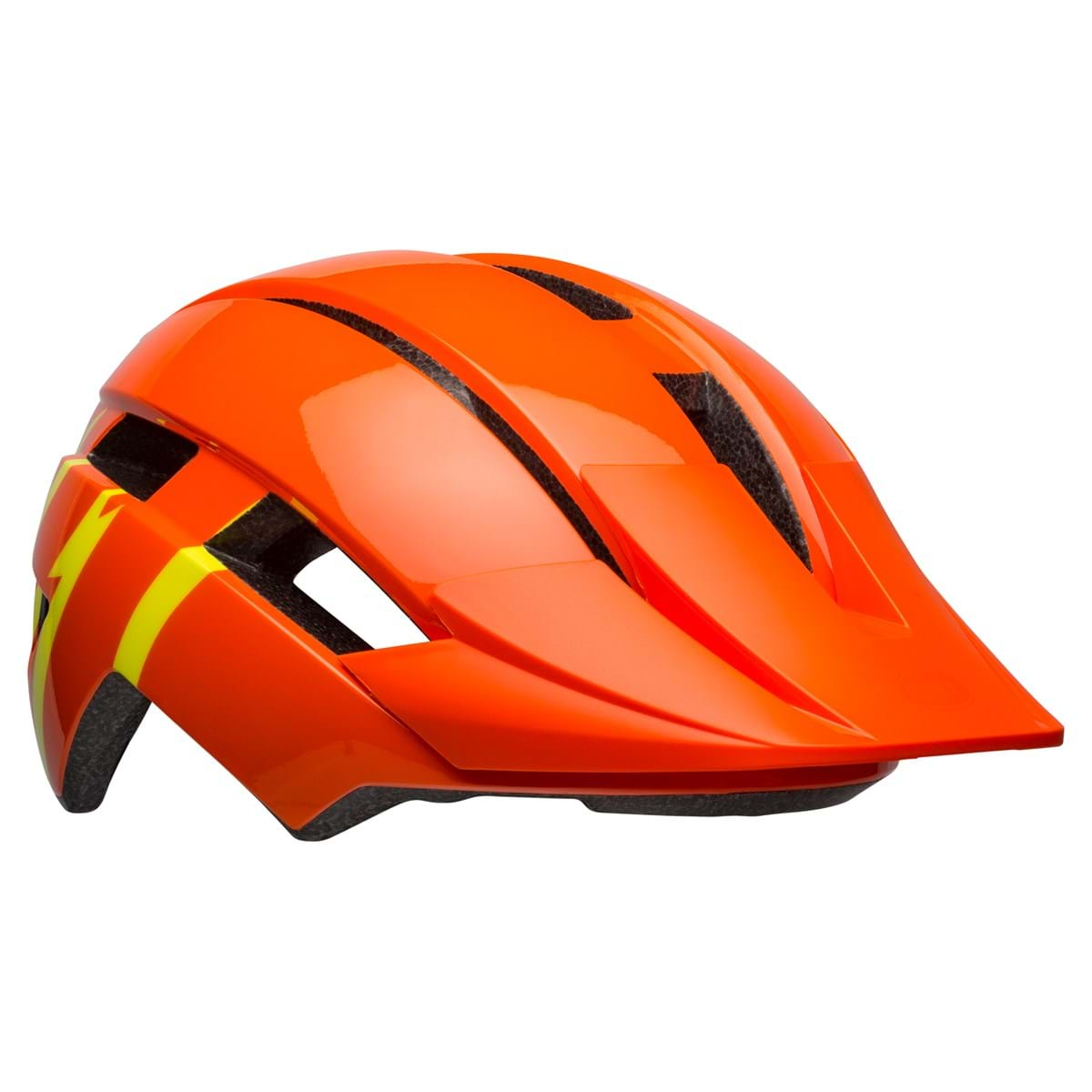 BELL SIDETRACK II YOUTH HELMET - STRIKE GLOSS ORANGE/YELLOW