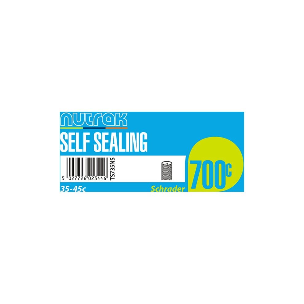 NUTRAK SELF SEALING 700C SCHRADER VALVE INNER TUBE