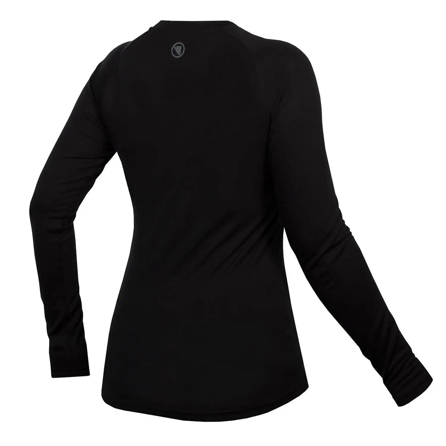 ENDURA WOMEN'S BAABAA BLEND L/S BASELAYER - BLACK