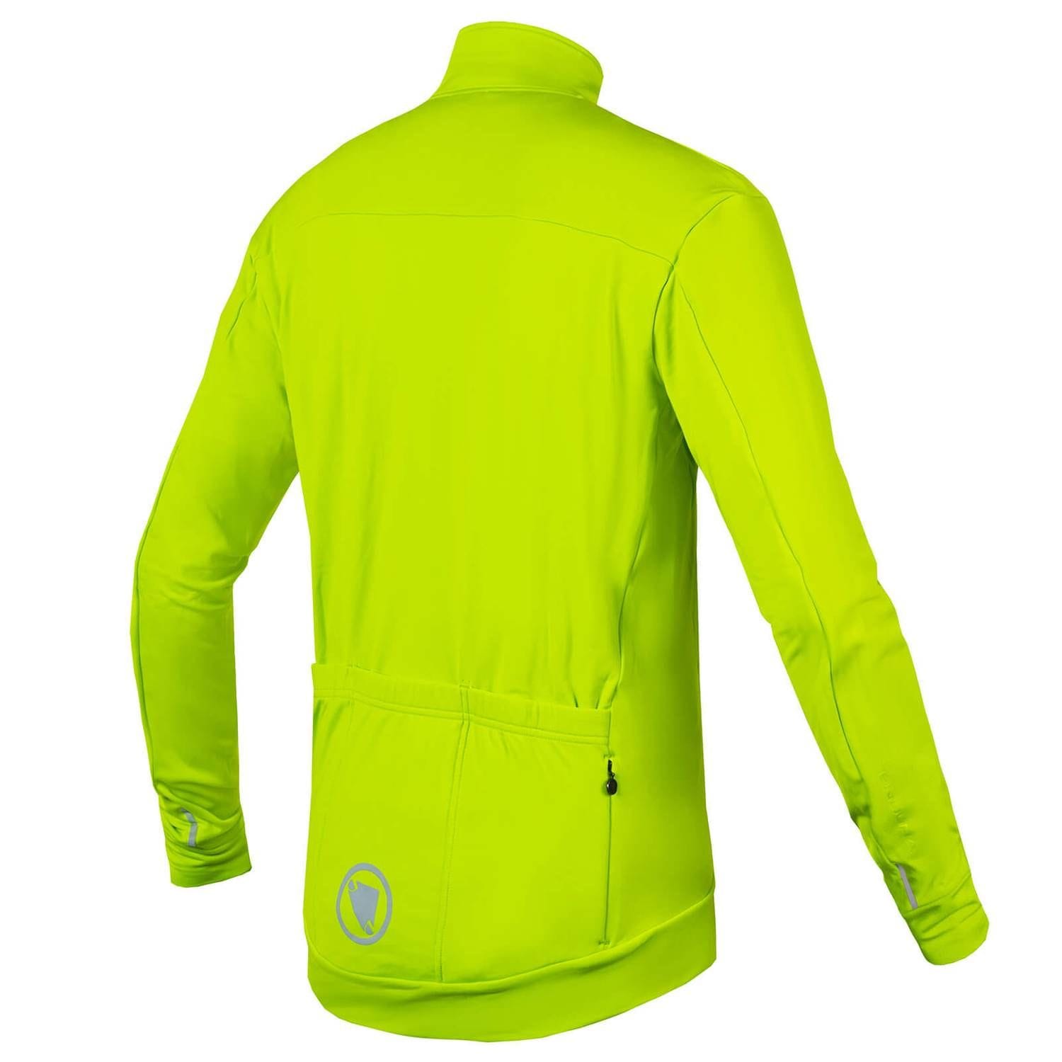 ENDURA XTRACT ROUBAIX L/S JERSEY - HI-VIZ YELLOW