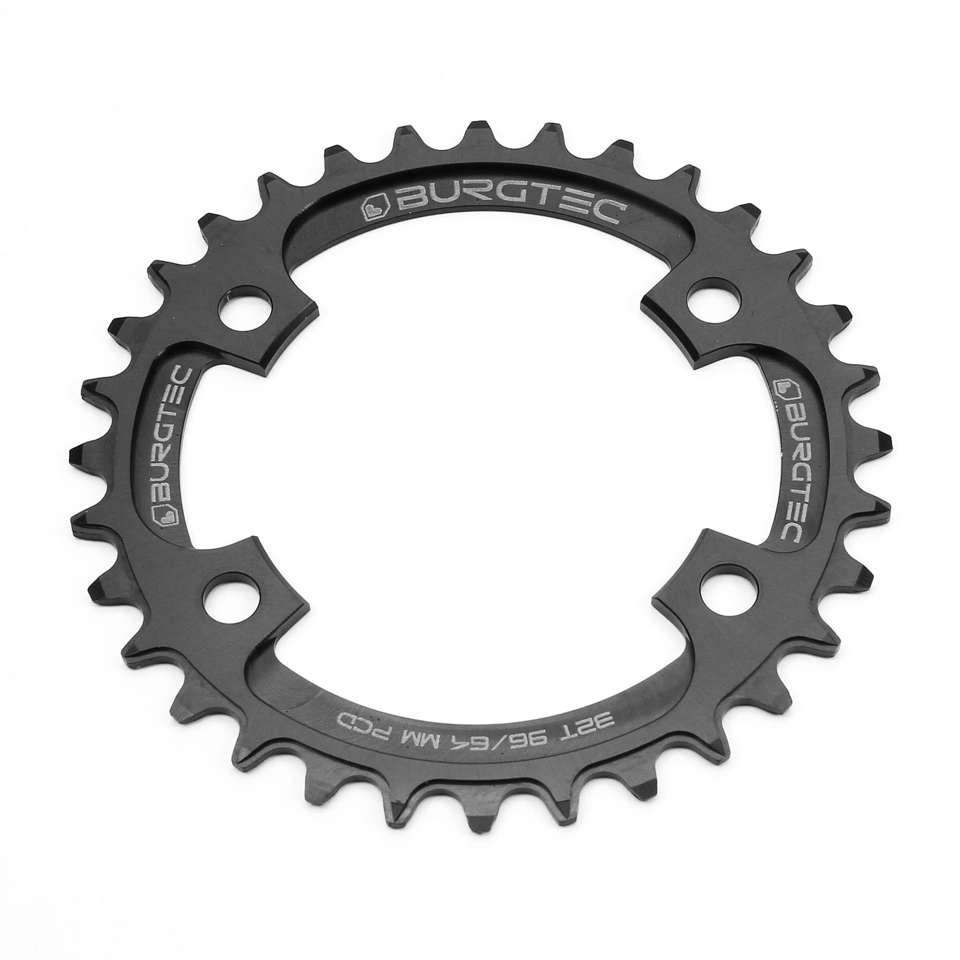 BURGTEC PCD THICK THIN CHAINRING BURGTEC BLACK