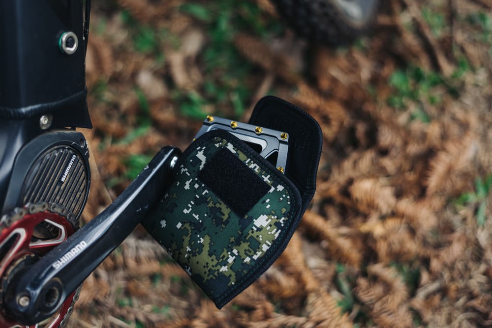 GRANITE PITA PEDAL COVER FOR FLAT PEDALS - GREEN CAMO