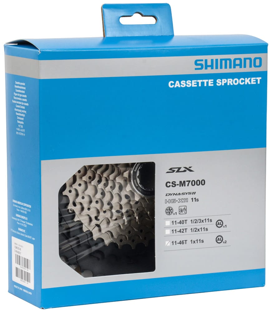 SHIMANO CS-M7000 SLX 11-SPEED CASSETTE - 11-46T