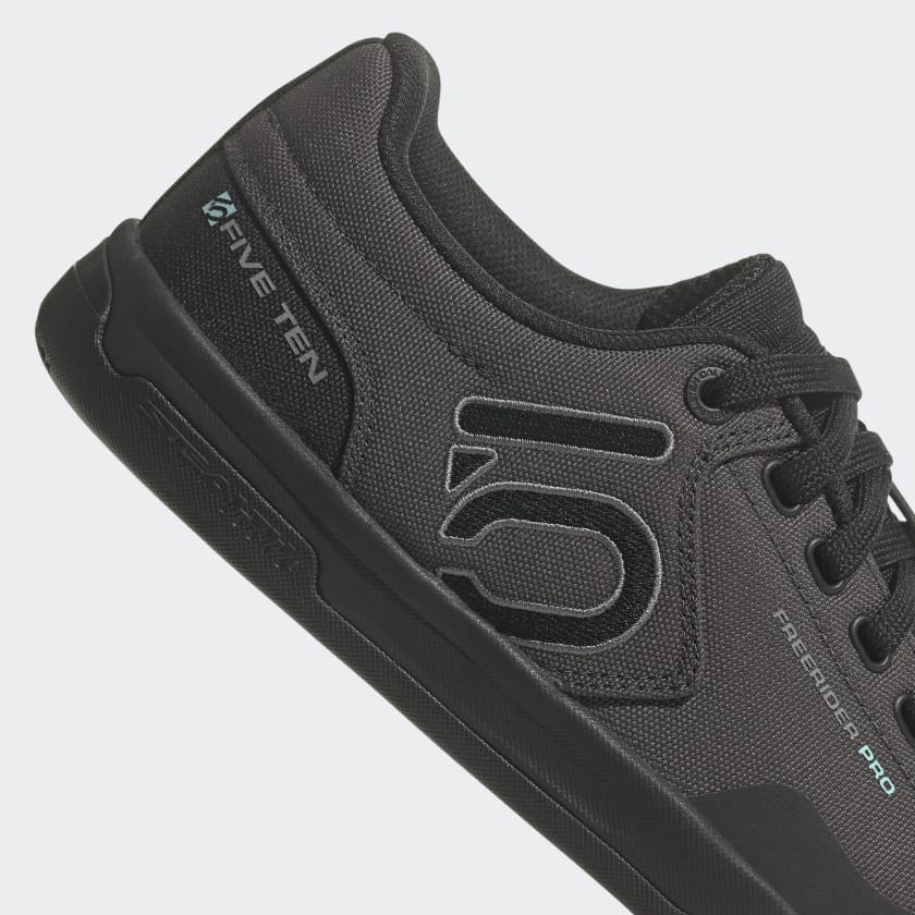 FIVE TEN FREERIDER PRO CANVAS MOUNTAIN BIKE SHOES - DGH SOLID GREY/GREY THREE/ACID MINT