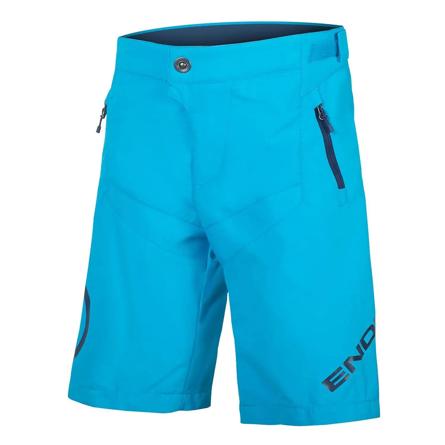 ENDURA KIDS MT500JR SHORT WITH LINER ELECTRIC BLUE