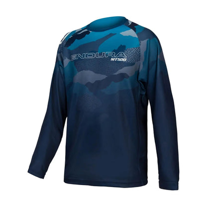 ENDURA KIDS MT500JR L/S JERSEY - INK BLUE