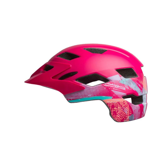 BELL SIDETRACK UNI-SIZE YOUTH HELMET - GNARLY MATTE BERRY