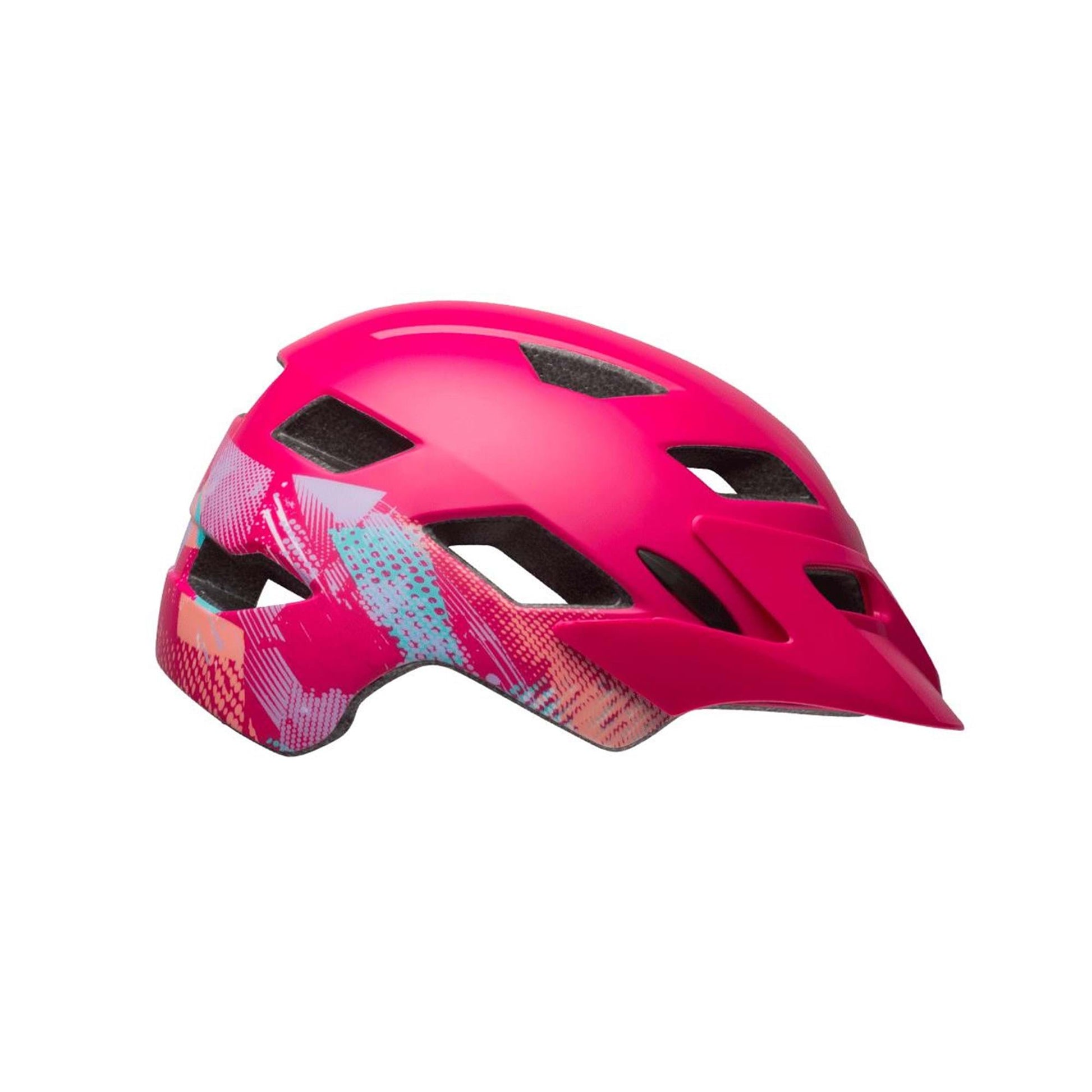 BELL SIDETRACK UNI-SIZE YOUTH HELMET - GNARLY MATTE BERRY