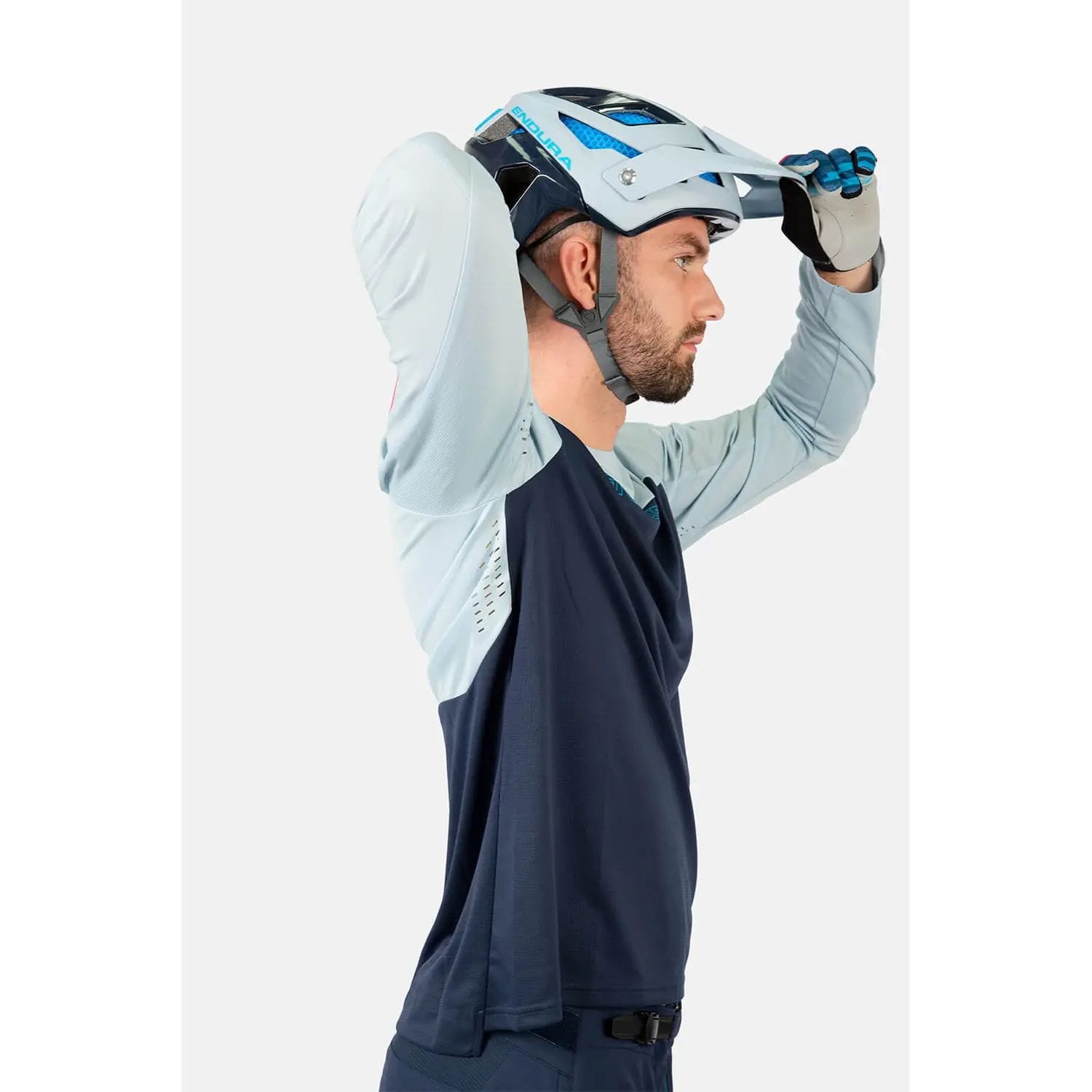 ENDURA MT500 BURNER L/S JERSEY - INK BLUE