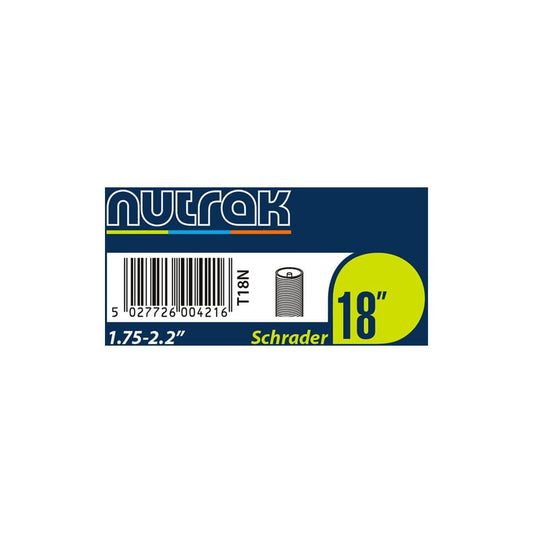 NUTRAK 18 x 1.75 - 2.125 SCHRADER VALVE INNER TUBE