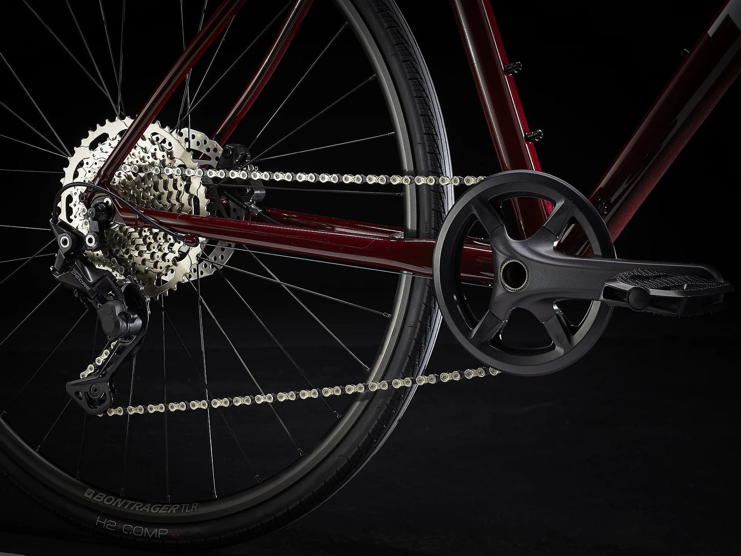 TREK FX 3 DISC HYBRID BIKE 2023 VIPER RED TO COBRA BLOOD FADE