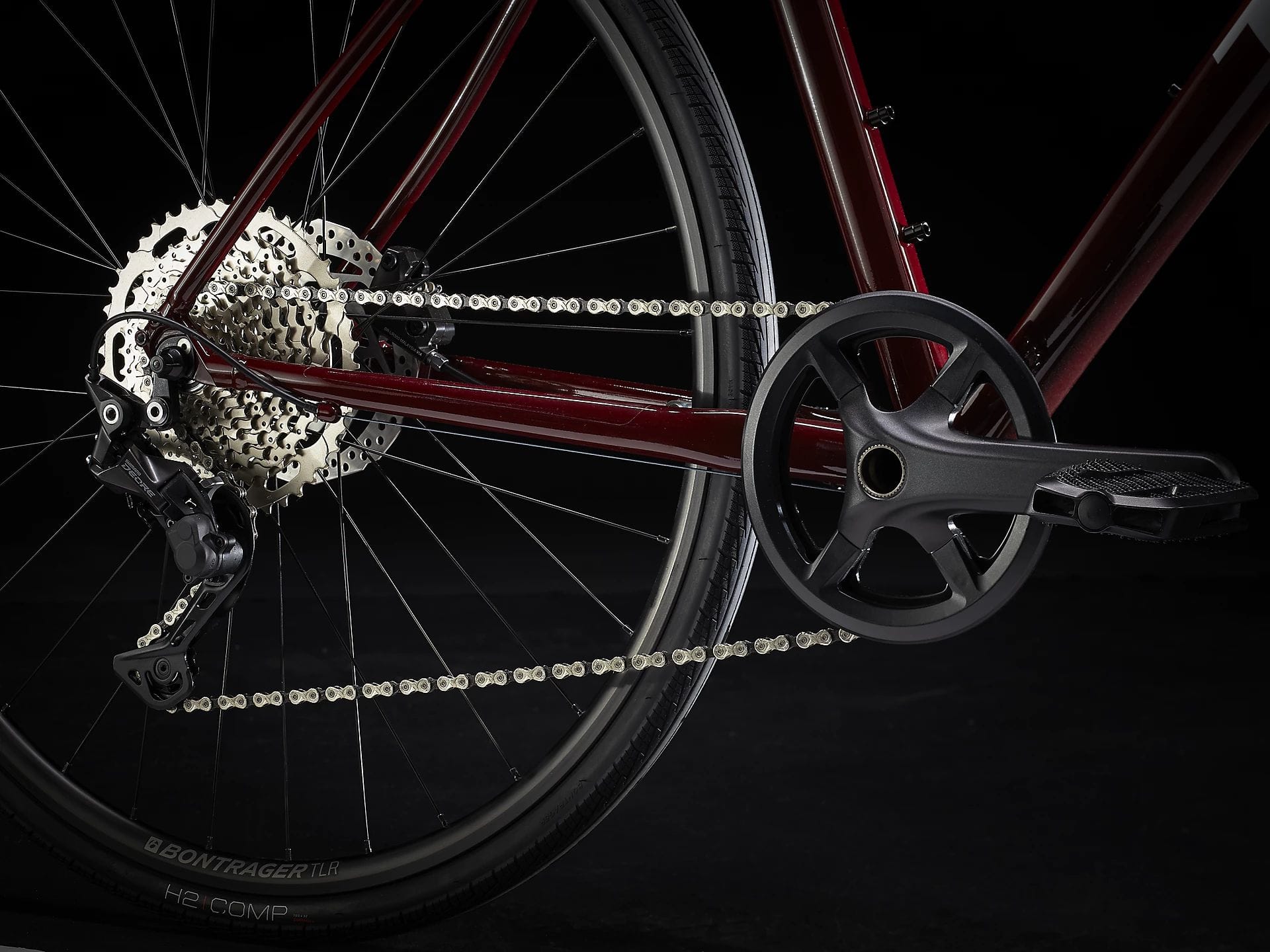 TREK FX 3 DISC HYBRID BIKE 2023 VIPER RED TO COBRA BLOOD FADE