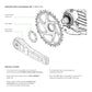 HOPE CHAINRING E-BIKE DIRECT MOUNT SPIDERLESS RETAINER CHAINRING FOR SHIMANO MOTOR - 34T