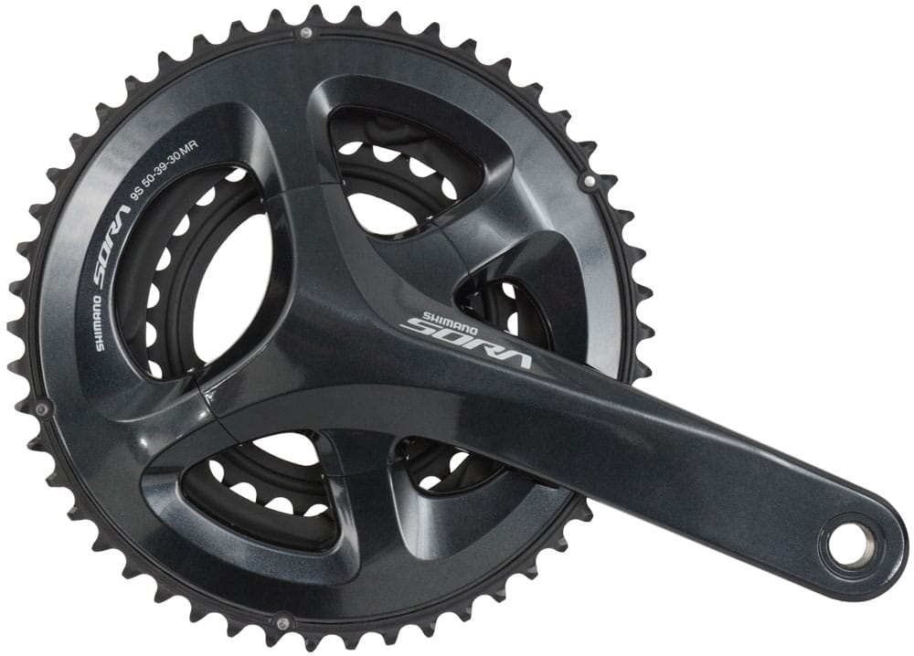 SHIMANO SORA FC-R3030 3x9-SPEED CRANK | 50/39/30 - 175MM