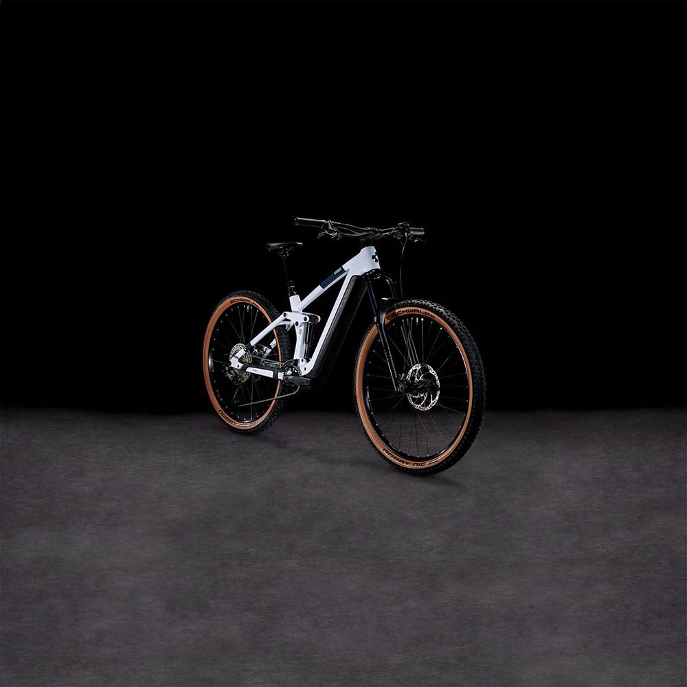 CUBE STEREO HYBRID 140 HPC PRO 750 E-MTB BIKE 2023 - FROST WHITE´N´GREY