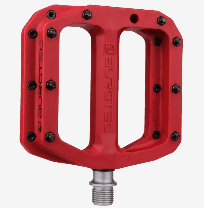 BURGTEC MK4 COMPOSITE PEDALS - RACE RED