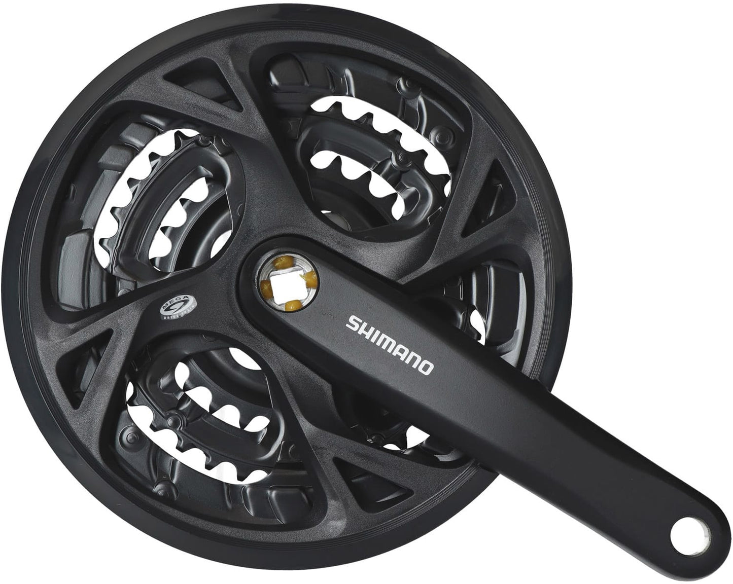SHIMANO FC-M371 3x9-SPEED CRANKSET 48/36/26T WITH CHAINGUARD