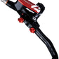 HOPE TECH 4 V4 DISC BRAKE LEFT LEVER - BLACK/RED