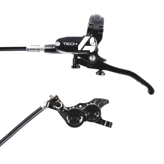 HOPE TECH 4 V4 DISC BRAKE LEFT LEVER - BLACK/SILVER