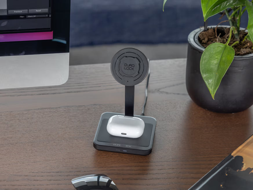 QUAD LOCK MAG DUAL DESKTOP WIRELESS CHARGER