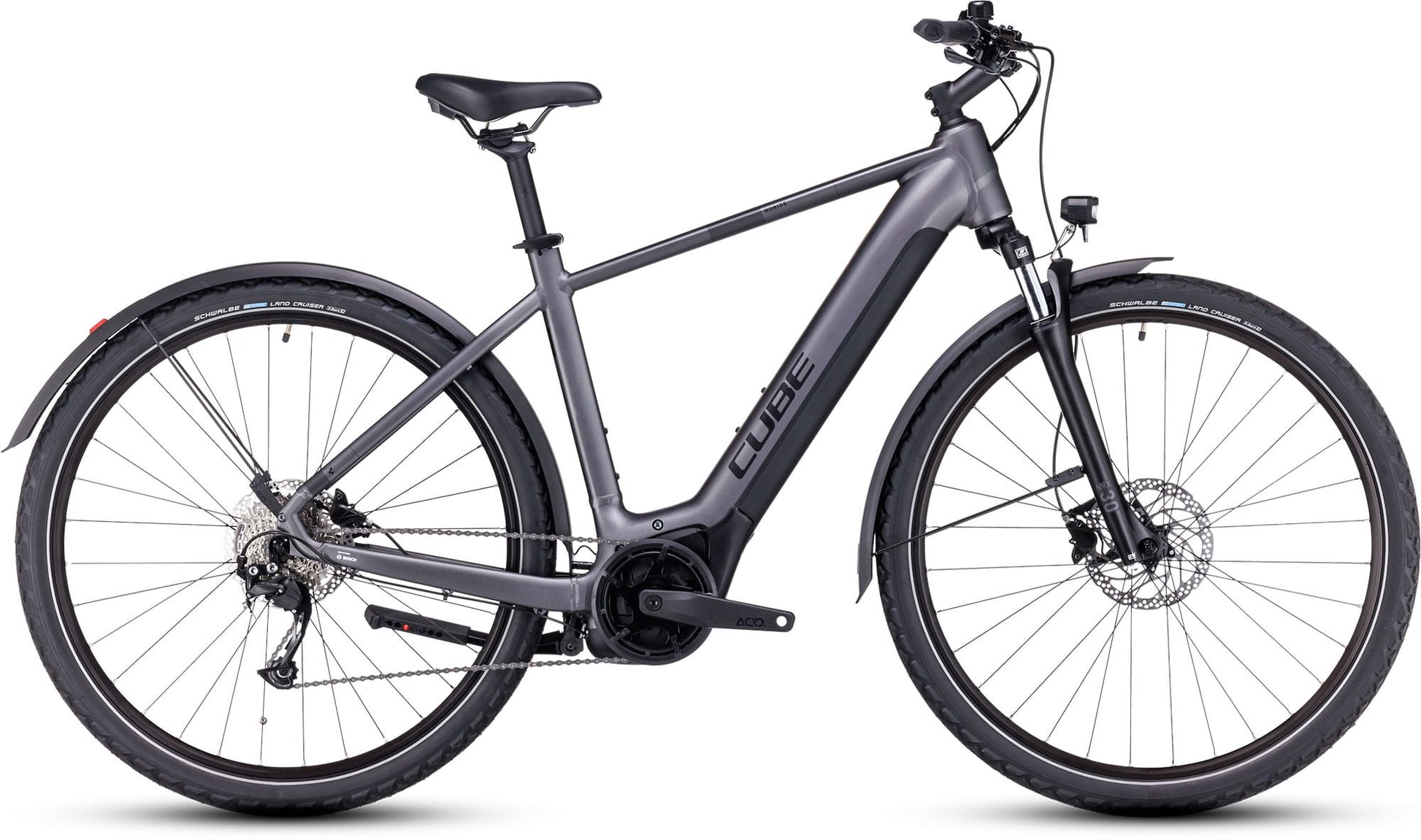 CUBE NURIDE HYBRID PERFORMANCE 625 ALLROAD EBIKE 2023 GRAPHITE ´N´ BLACK