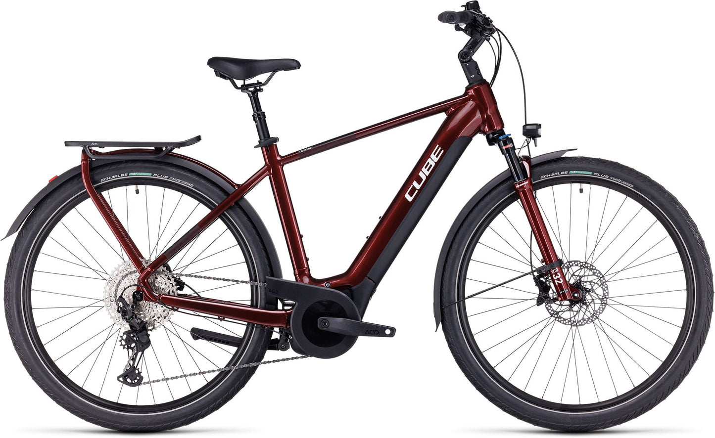 CUBE TOURING HYBRID EXC 625 EBIKE 2023 - RED´N´WHITE