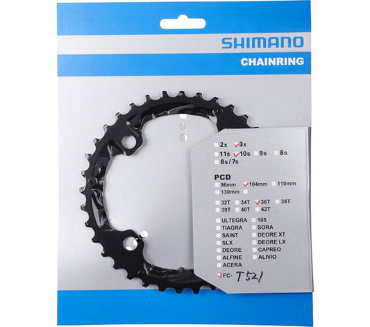 SHIMANO CHAINRING FOR FC-T521 36T