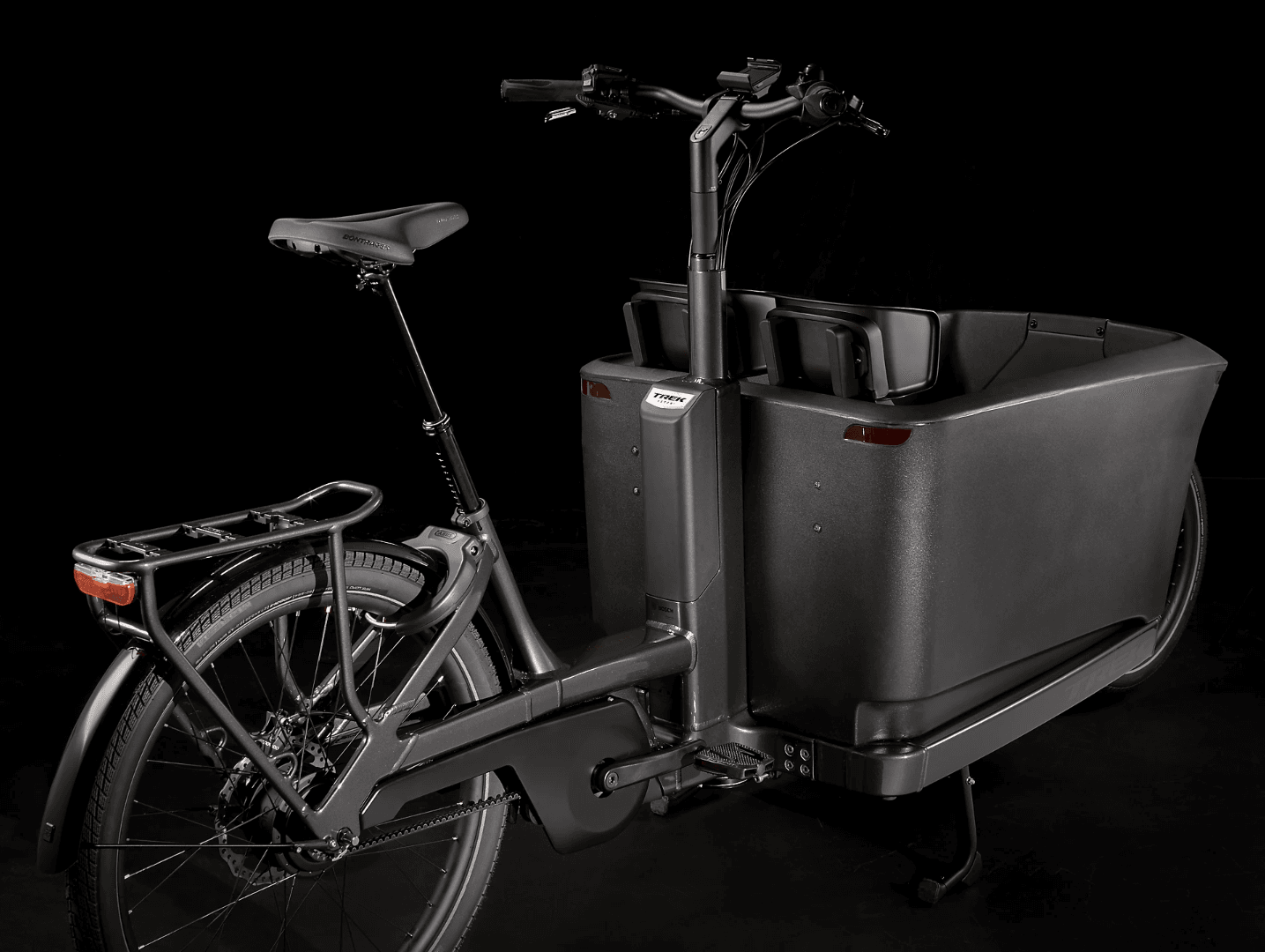 TREK FETCH+ 4 ELECTRIC CARGO BIKE 2025 DNISTER BLACK