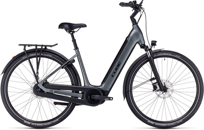 CUBE SUPREME HYBRID PRO 625 EASY ENTRY E-BIKE 2023 - FLASHGREY 'N' BLACK