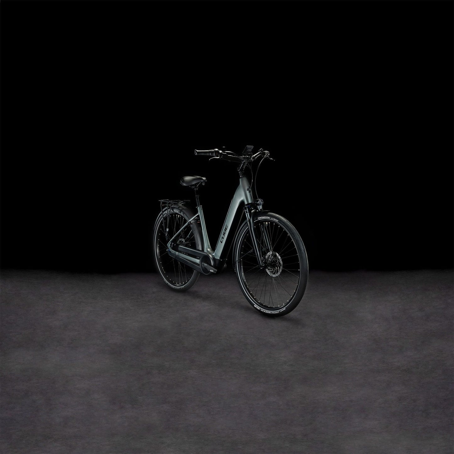 CUBE SUPREME HYBRID PRO 625 EASY ENTRY E-BIKE 2023 - FLASHGREY 'N' BLACK