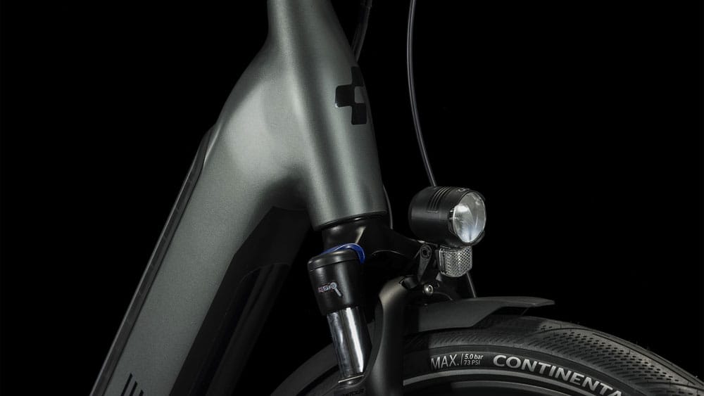 CUBE SUPREME HYBRID PRO 625 EASY ENTRY E-BIKE 2023 - FLASHGREY 'N' BLACK