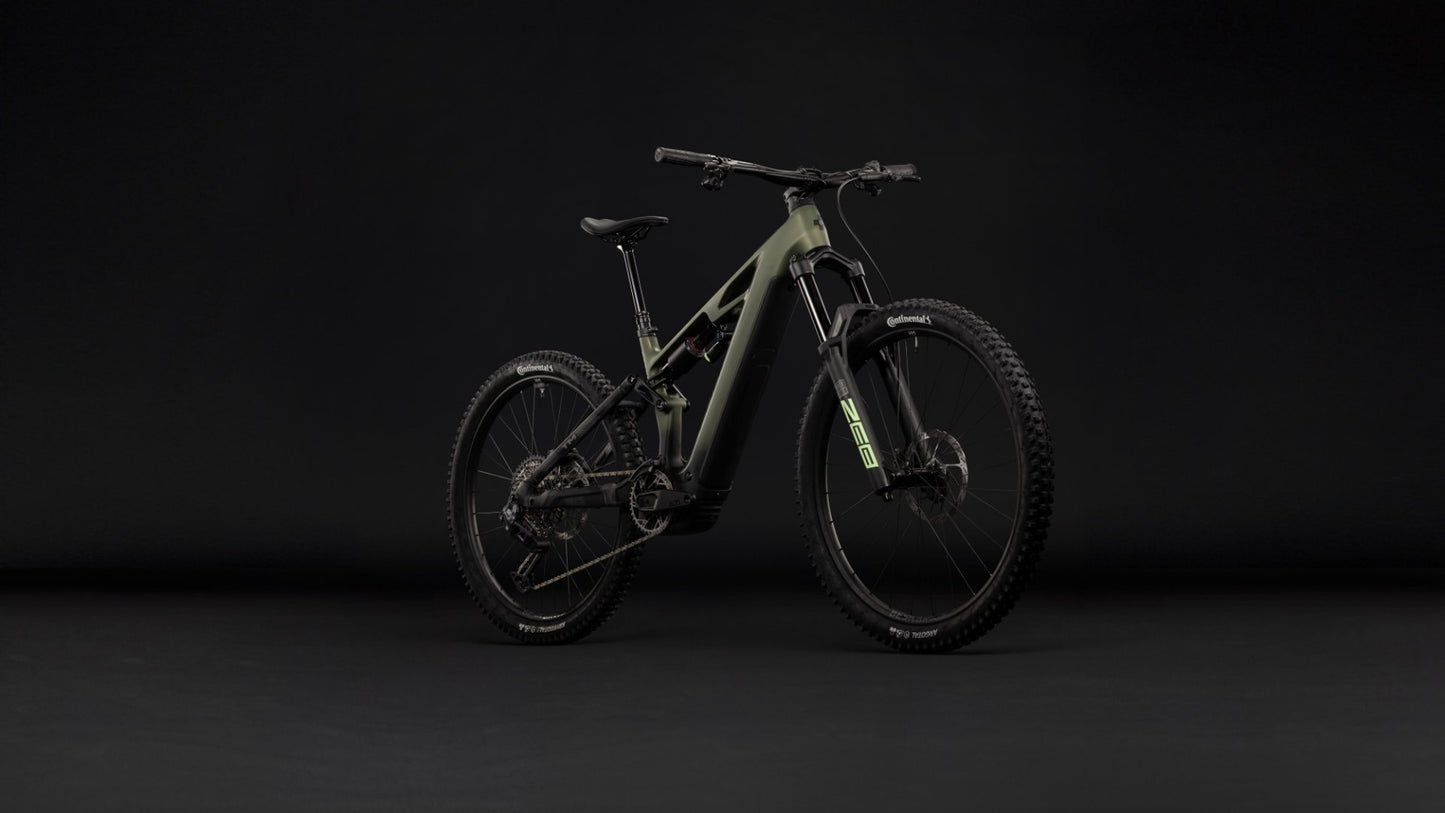 CUBE STEREO HYBRID ONE77 HPC TM 800 eMTB BIKE 2027 REEDGREEN 'N' GILLS