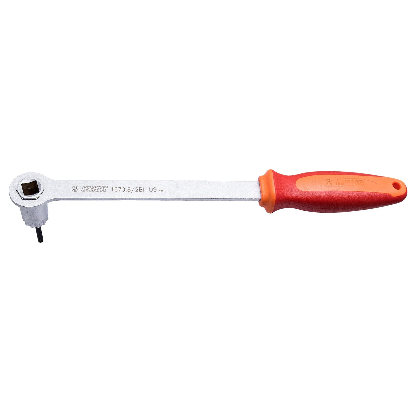 UNIOR CASSETTE LOCKRING WRENCH WITH GUIDE 1670.8/2BI-US