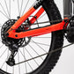 HAIBIKE ALLMTN 4 FULL SUSPENSION eMTB BIKE 2025 GLOSSY SILVER/RED/BLACK