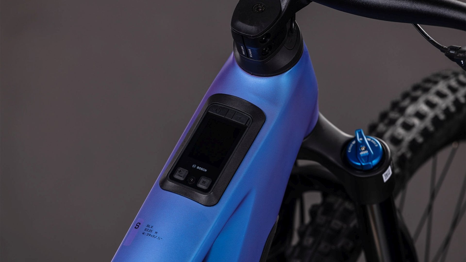 CUBE STEREO HYBRID ONE77 HPC SLX 800 eMTB BIKE 2026 BLUEIRIS' N 'BLACK