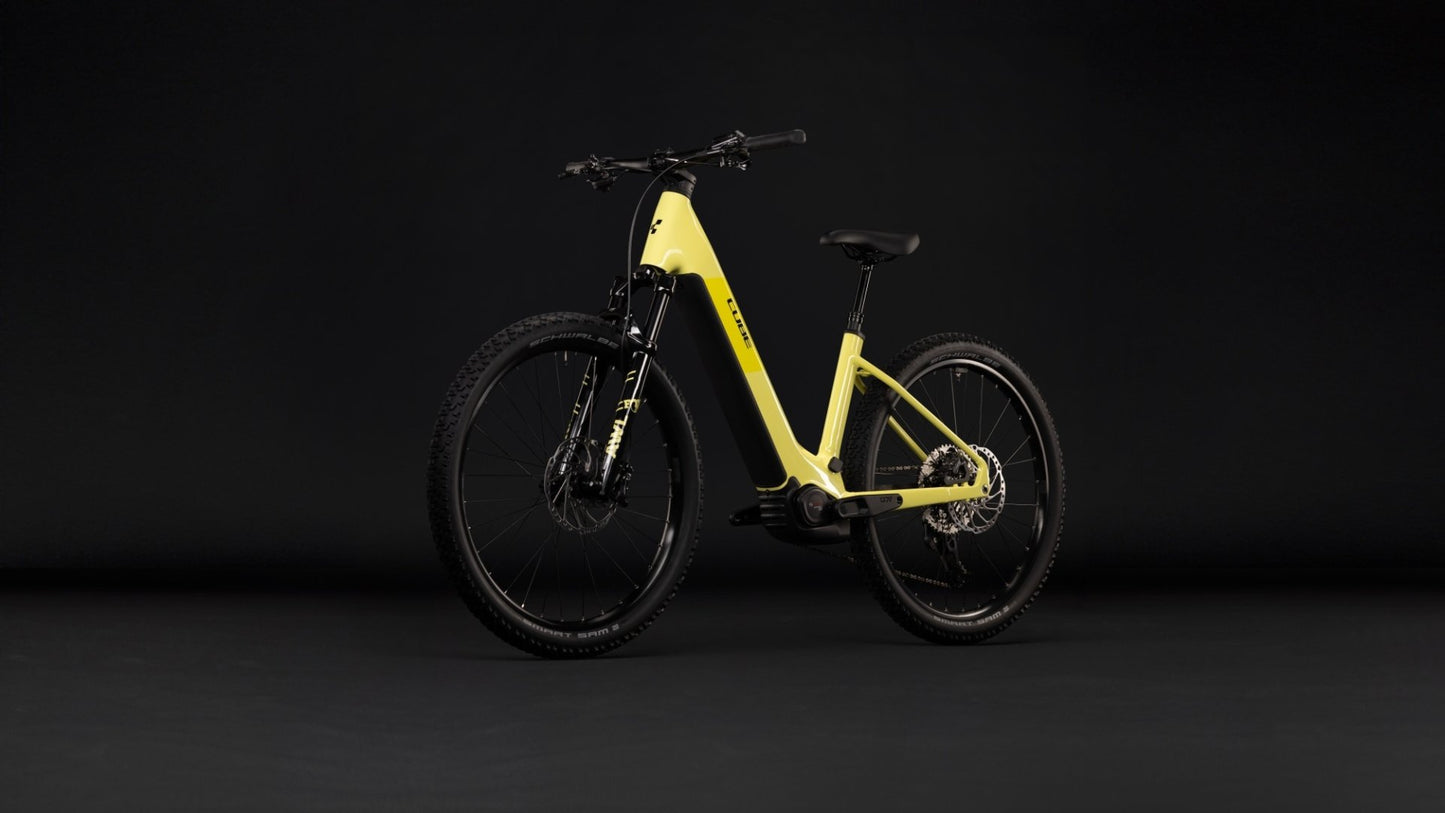 CUBE REACTION HYBRID RACE 800 FE eMTB BIKE 2027 BANANASPLIT 'N' BLACK (EASY ENTRY)