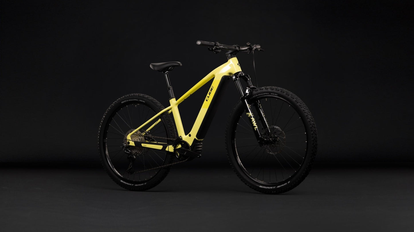 CUBE REACTION HYBRID RACE 800 eMTB BIKE 2027 BANANASPLIT 'N' BLACK