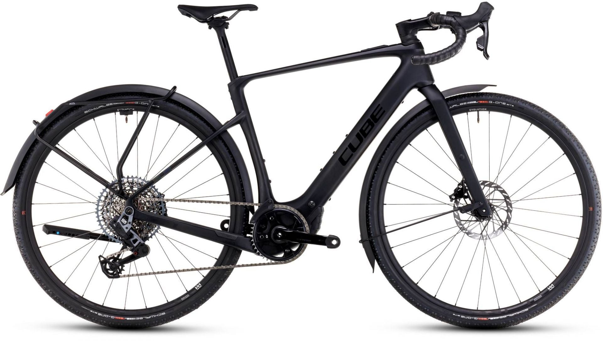 CUBE NUROAD HYBRID C:62 SLX FE 400X 29 eGRAVEL BIKE 2025 CARBON' N 'GLOSSY
