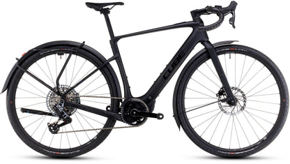 CUBE NUROAD HYBRID C:62 SLX FE 400X 29 eGRAVEL BIKE 2025 CARBON' N 'GLOSSY