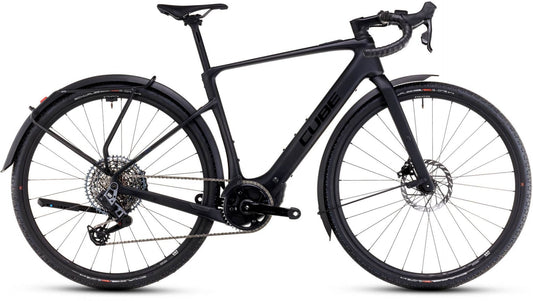CUBE NUROAD HYBRID C:62 SLX FE 400X 29 eGRAVEL BIKE 2025 CARBON' N 'GLOSSY