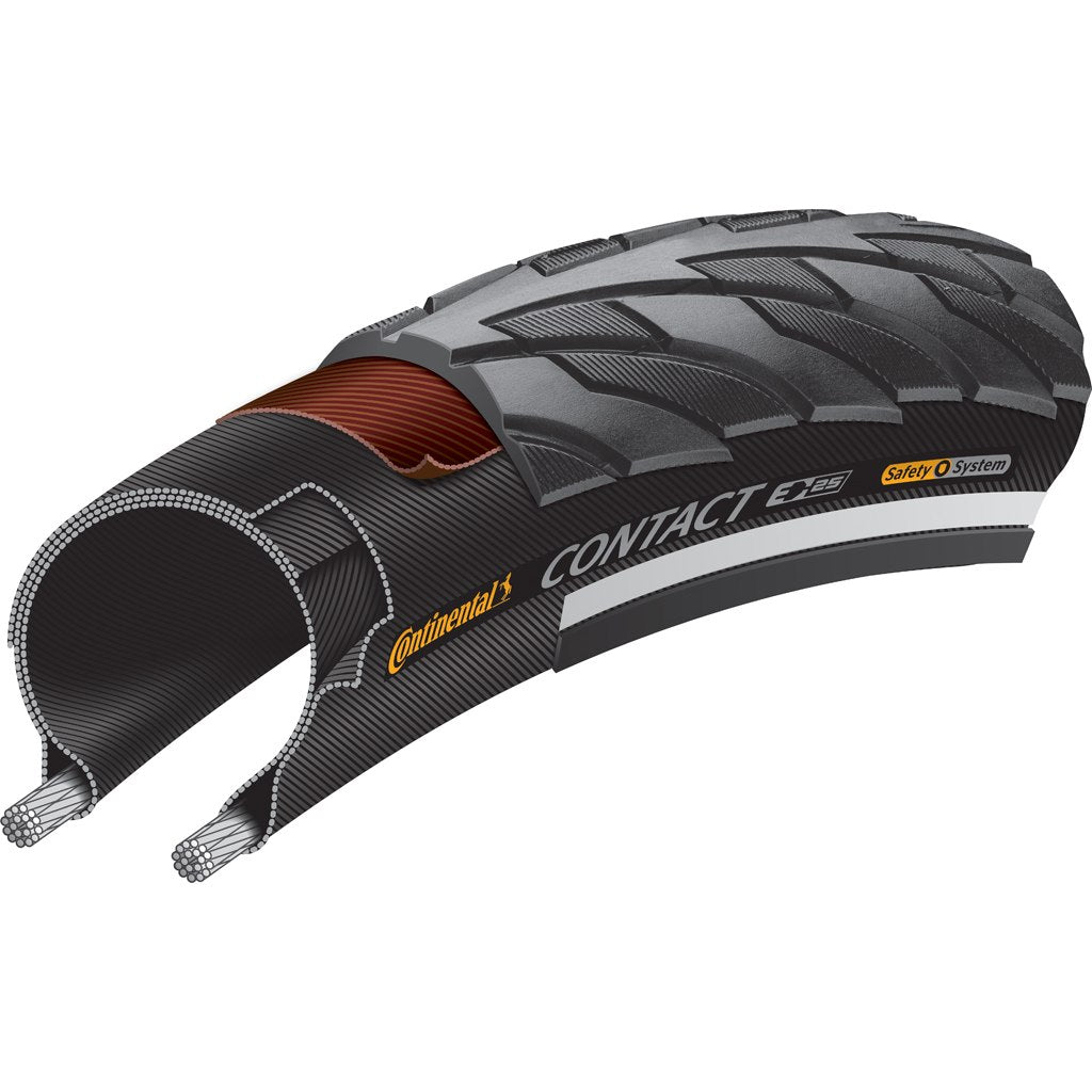 CONTINENTAL CONTACT 26x1.75" REFLEX WIRED TYRE