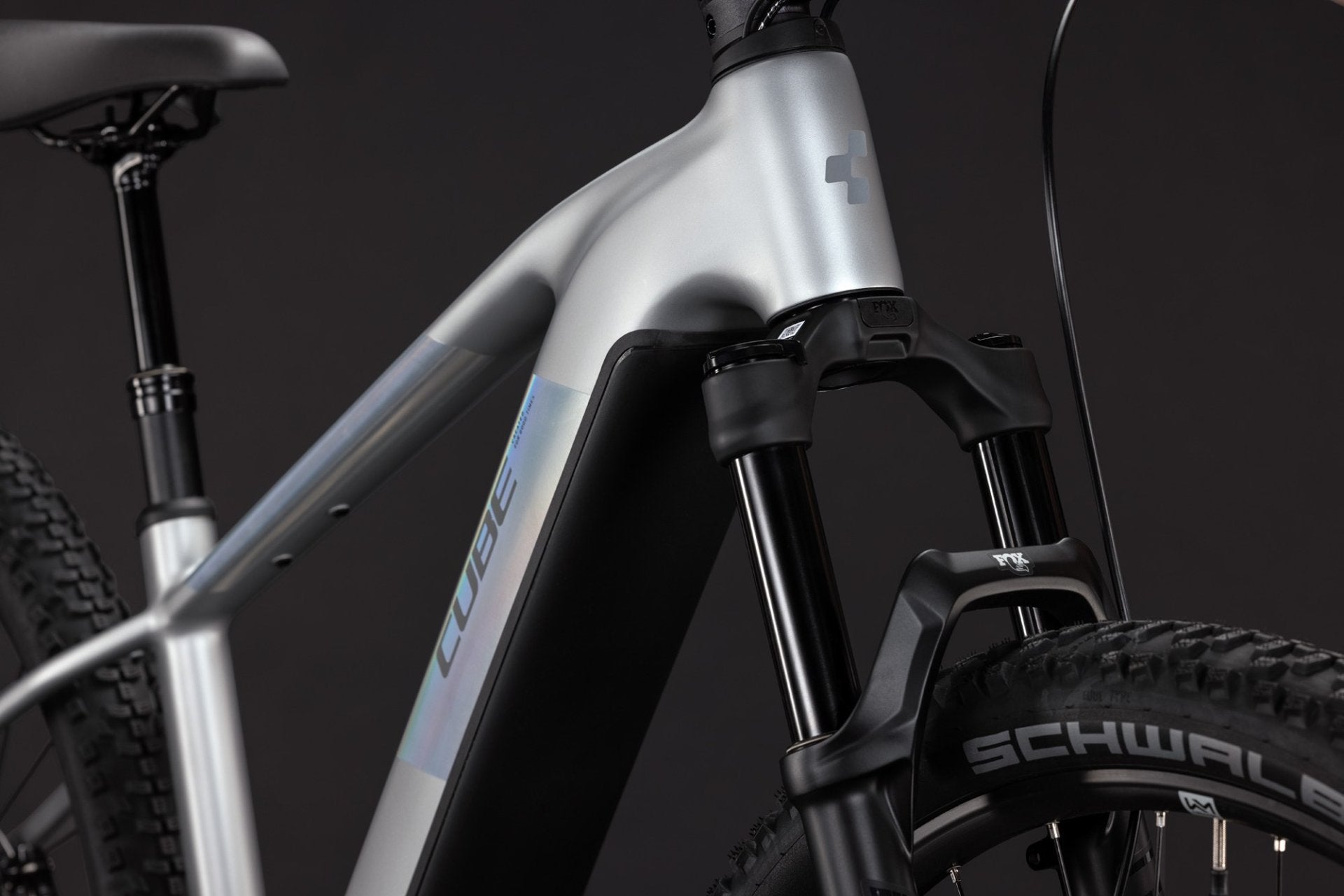 CUBE REACTION HYBRID SLX 800 HARDTAIL eMTB BIKE 2027 PLATINUM 'N' REFLEX