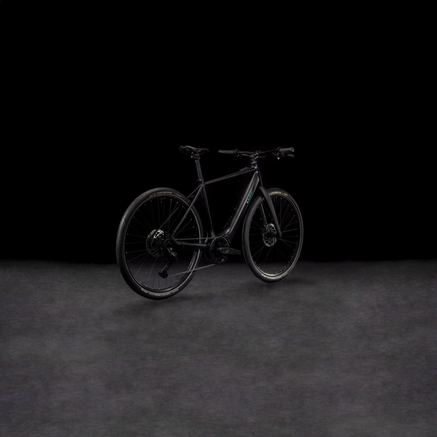 CUBE EDITOR HYBRID PRO 400X URBAN eBIKE 2025 BLACK 'N' SPECTRAL