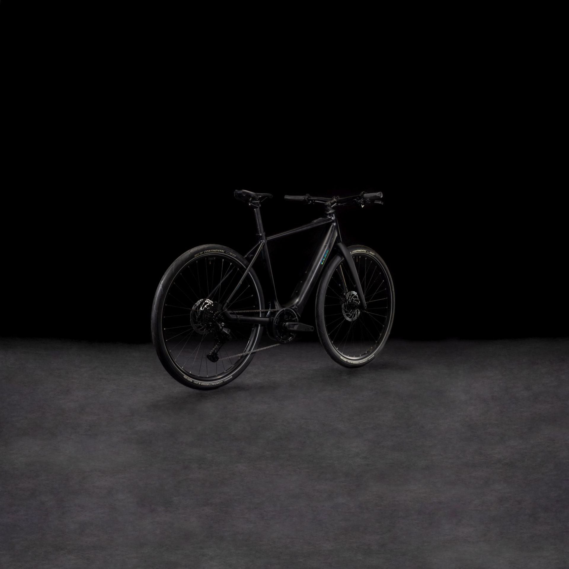 CUBE EDITOR HYBRID PRO 400X URBAN eBIKE 2025 BLACK 'N' SPECTRAL