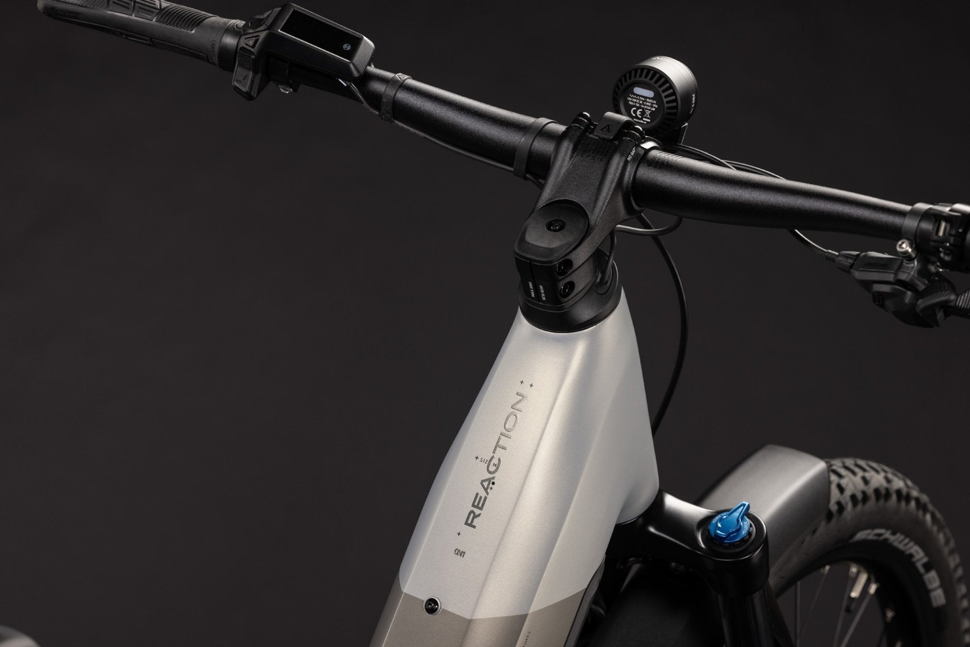 CUBE REACTION HYBRID ONE 720 FE HARDTAIL eMTB BIKE 2027 PEARLSILVER 'N' CHROME (EASY ENTRY)